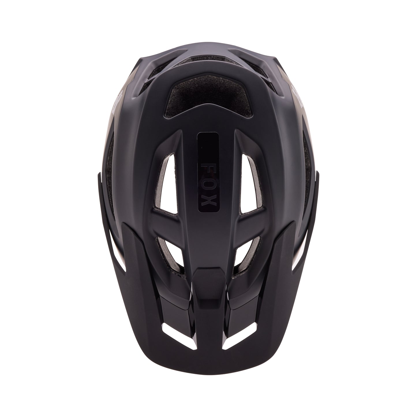 FOX Speedframe Helmet Black Colour Top View
