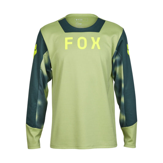 FOX Youth Defend LS Jersey - Pale Green