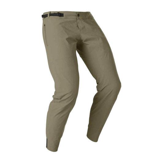 Close-up of the adjustable waist cinch and snap closure on the FOX Ranger Pant.