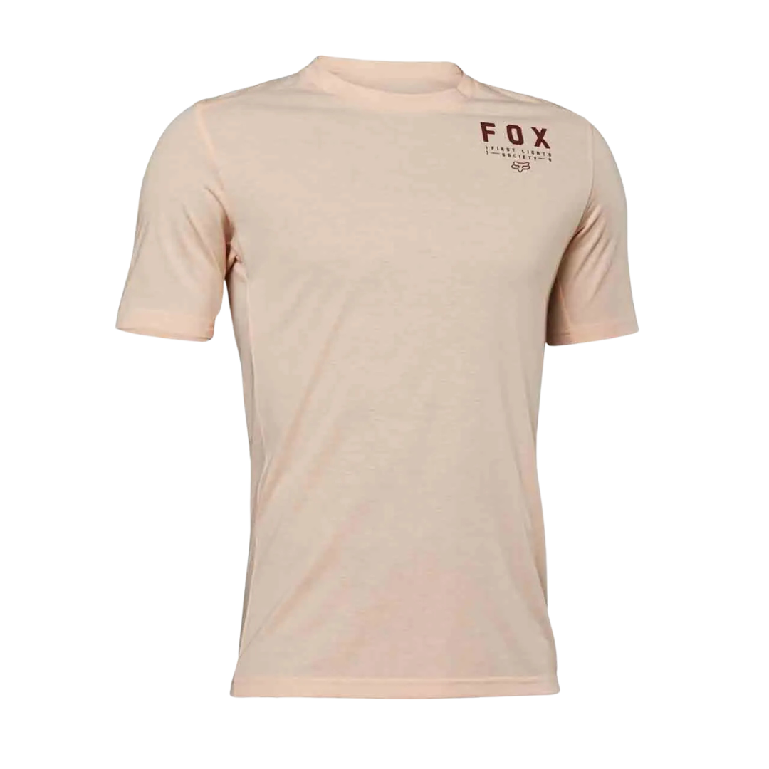 Front view of the FOX Ranger SS DR® Jersey in Crys showcasing its sleek design.