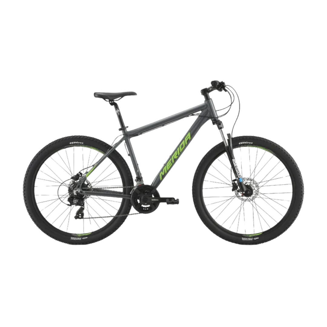 Side view of the MERIDA Big Seven 10 showcasing its lightweight aluminium frame.