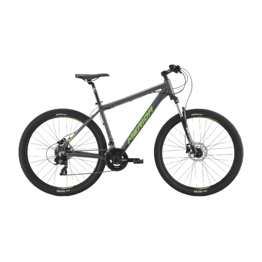 Side view of the MERIDA Big Seven 10 showcasing its lightweight aluminium frame.