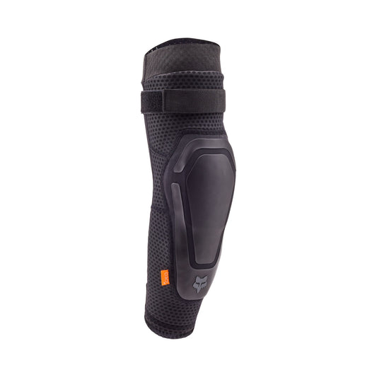 Front view of the FOX Launch Pro Elbow Guard in Black showcasing D3O® panel